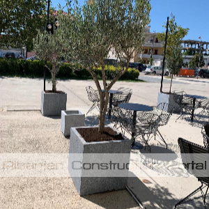 Vazo betoni katrore per ullinj Vazo betoni katrore per ullinj